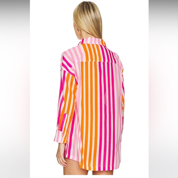 Beach Riot Alexa Top in Sunset Stripes size S/M - Picture 3 of 4